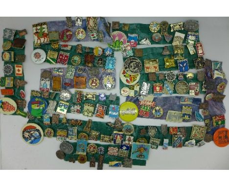 Russian and other enamel badges
