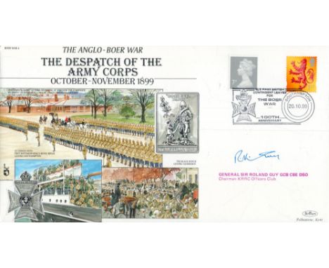 Gen Sir Roland Guy DSO signed Anglo Boer War cover 1999 Despatch of the Army Corps. Good condition. All autographs come with 