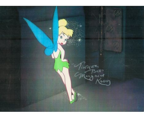 Tinker Bell voice Margaret Kerry signed 10 x 8 inch b/w montage photo. Margaret Kerry (née Lynch; born May 11, 1929) is an Am