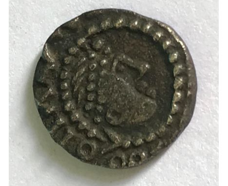 AN EARLY ANGLO-SAXON SCEAT. An early Anglo-Saxon Sceat, portrait, r. to the obverse, reverse of duck and cross type.