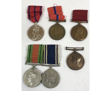 A COLLECTION OF POLICE MEDALS. A Victorian Metropolitan Police Jubilee Medal named to PC H. Morley V.Div. A Metropolitan Poli