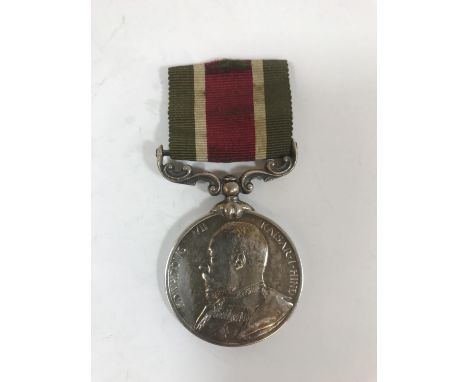 AN EDWARD VII TIBET MEDAL. A Tibet 1903-4 Medal named to 5024 Private H.Nelson, Telegraph department. 