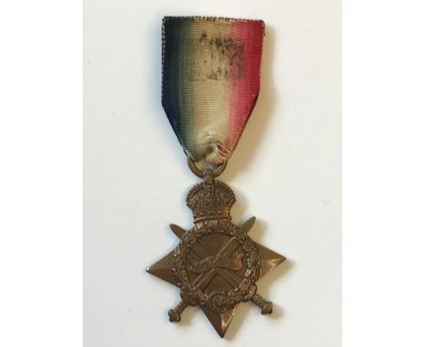 A 1914-15 STAR TO THE YORKSHIRE LIGHT INFANTRY. A 1914-15 Star named to 14245 Private A. E. Eyears. Yorks L.I. Alfred Edward 