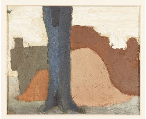 ALBERT REUSS* ( Wien 1889 - 1975 Mousehole, Cornwall )BaumstammÖl/Leinwand/Karton 11,4 x 14 cmverso Künstler Etikett Albert R