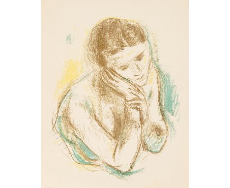 ANTON FAISTAUER ( St. Martin bei Lofer 1887 - 1930 Wien )ZilliLithografie/Papier 37,2 x 29,2 cmbeschriftet im Druck ZilliSCHÄ