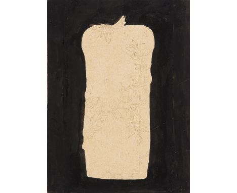 JOSEF HOFFMANN* ( Pirnitz 1870 - 1956 Wien )KerzenentwurfBleistift und Tusche/Papier 20,8 x 15,2 cmSCHÄTZPREIS / ESTIMATE °€ 