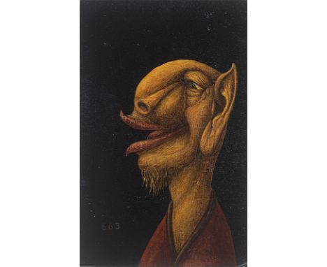 LEOPOLD LÖWY ( Wien 1871 - 1940 Wien )Der LauscherÖl/Karton 14 x 9 cmbeschriftet 663SCHÄTZPREIS / ESTIMATE °€ 1000 - 2000STAR