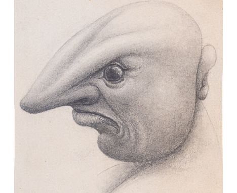 LEOPOLD LÖWY ( Wien 1871 - 1940 Wien )NasenmannBleistift/Papier 10 x 10,5 cmSCHÄTZPREIS / ESTIMATE °€ 600 - 1200STARTPREIS / 