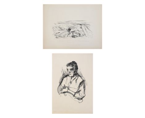 JOSEF FLOCH* ( Wien 1894 - 1977 New York )Konvolut aus zwei Lithografien Landschaft in den USALithografie/Papier 43,2 x 57,1 