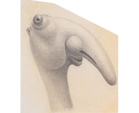 LEOPOLD LÖWY ( Wien 1871 - 1940 Wien )Wesen mit SchnabelnaseBleistift/Papier 11 x 9,6 cmSCHÄTZPREIS / ESTIMATE °€ 600 - 1200S