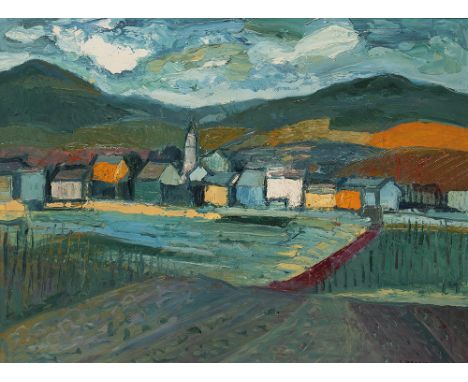 STEFAN PRASCHL* ( Wien 1910 - 1994 Wien )Landschaft Öl/Platte 61 x 81,6 cm signiert S. PraschlSCHÄTZPREIS / ESTIMATE € 500 - 