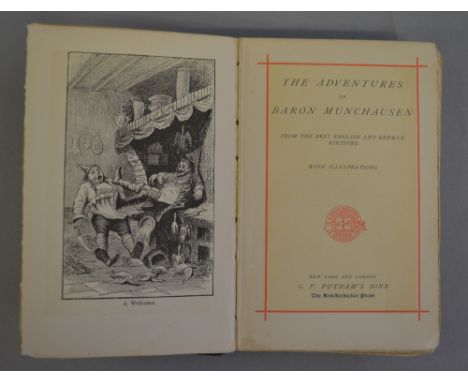 Raspe, Rudolph Erich. The Adventures of Baron Munchausen with illustrations. Published by G.P. Putnam's Sons The Knickerbocke