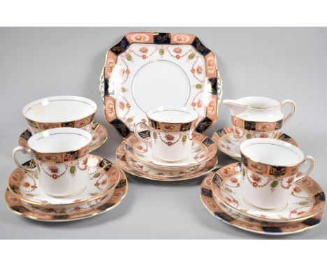 A Part Edwardian Tea Service 