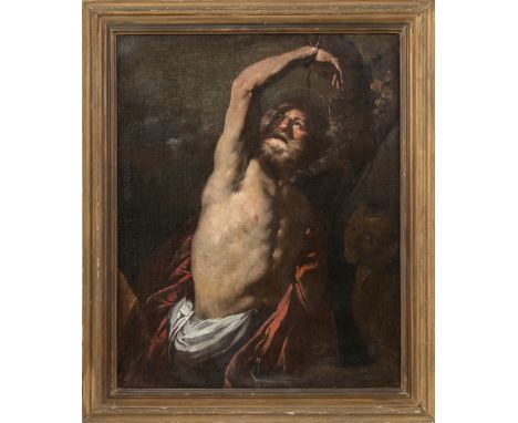 ORAZIO DE FERRARI (Genova Voltri, 1606 - Genoa, 1657)Saint martyrOil on canvas, cm. 109x95. FramedThe painting, unpublished, 