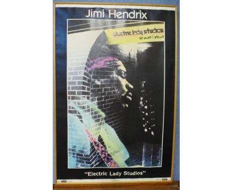 A Jimi Hendrix Electric Lady Studios poster 