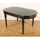 Von Zengen Kunstauktionen | Art, Antiques, Collectibles RUNDER TISCH, Mahagoni, ausziehbar, H 75, Dm 121 bzw. L 160