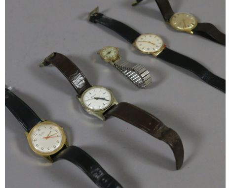 A collection of various wristwatches to include Rotary and Accurist examples.