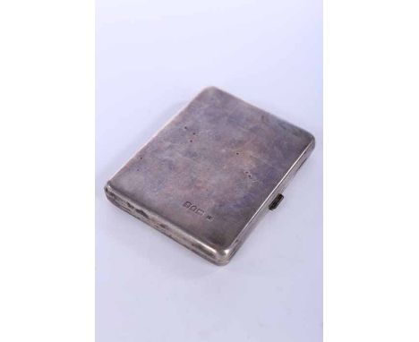 EDWARDIAN GENTLEMENS SILVER AIDE-MEMOIRE
maker Charles Henry Dumenil, London 1902, of plain rectangular form, modelled after 