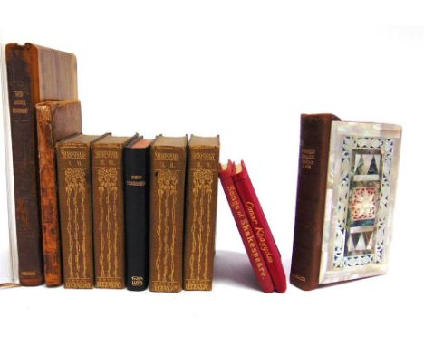 [MISCELLANEOUS] The Book of Common Prayer, Collins, London, no date, mother of pearl and abalone covers with a leather spine,