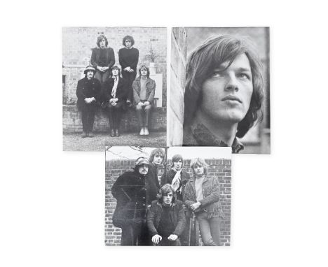 Syd Barrett / Pink Floyd: Three Black And White Vintage Press Photographs Of Syd Barrett, circa, 1967, two group shots includ