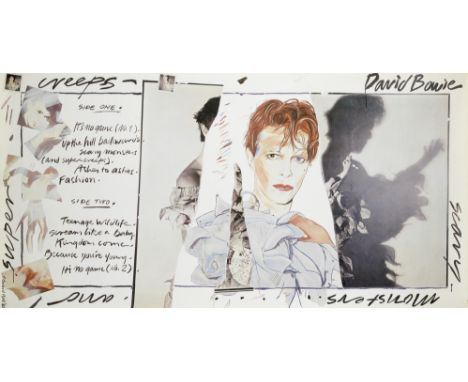 David Bowie: A Promotional Poster for Scary Monsters (and Super Creeps) Creeps David Bowie, 1980, For RCA Records and Tapes, 