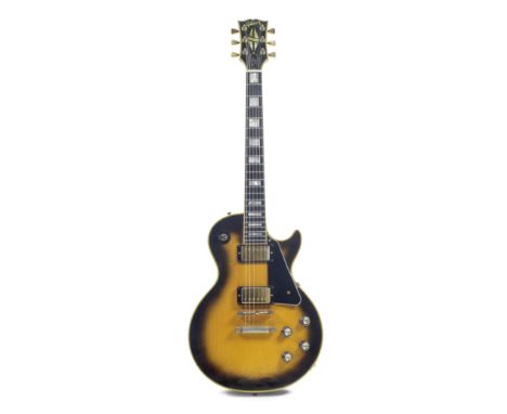 Johnny Turnbull / The Blockheads: A Gibson Les Paul 20th Anniversary Guitar owned and played by Johnny Turnbull, 1974, impres