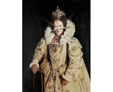 Blackadder: A Prop Portrait Of 'Queenie' From 'Blackadder's A Christmas Carol', 1988, the printed photographic portrait of Qu
