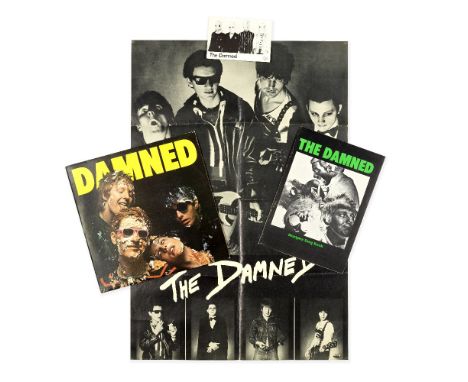 The Damned: Damned Damned Damned Vinyl Debut Album And Related Items, 1970s,  the album, Stiff SEEZ 1, 1977, one of 2,000 wit