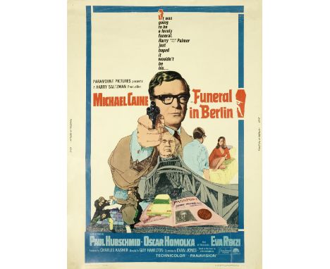 Funeral In Berlin Paramount, 1966, US poster,  30in x 40in (76cm x 102cm) Footnotes: 'Funeral In Berlin' marks the second app