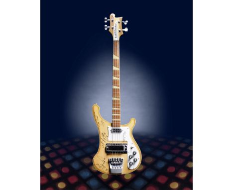 Bee Gees / Maurice Gibb: A Rickenbacker 4001 Bass Guitar Owned And Played By Maurice Gibb, Signed By Each Member Of The Bee G