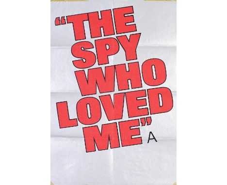 The Spy Who Loved Me Eon Productions, 1977, British double crown poster, text-based style,  20in x 30in (51cm x 76cm) Footnot