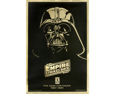 The Empire Strikes Back Lucasfilm, 1980, (10th Anniversary poster, 1990) US one-sheet poster, Mylar 'gold' foil design produc