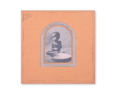 George Harrison: An Autographed Copy Of The Album The Concert For Bangla Desh, 1972, the front of the box signed and inscribe