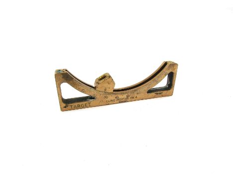 A WWII British 3'' mortar clinometer Mk. 4