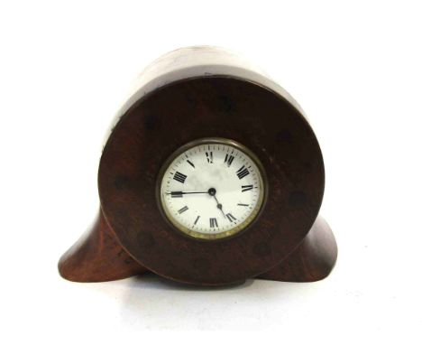 A propeller boss with a French enamelled dial clock mounted to centre, the boss was made for a RAF 4A engine first world war 