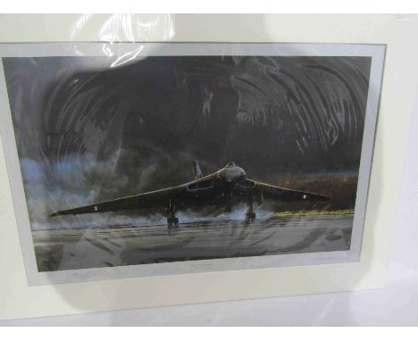 A limied edition print "Vulcan Farewell" after Michael Rondot, artist proof stamped, multiple signatures, unframed, mounted