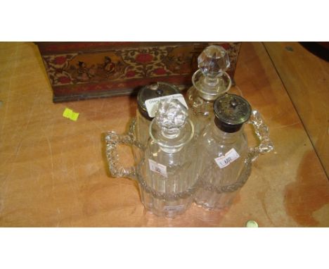 Vintage silver plated cruet