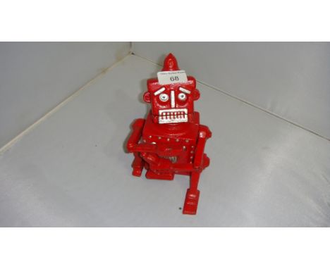 Vintage style Robort the Robot metal ornament