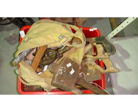 Assorted woodworking tools