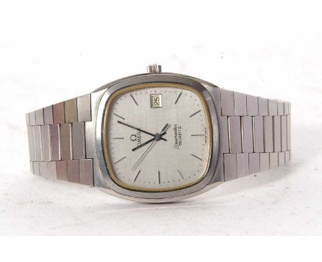 An Omega Seamaster quartz gents wristwatch, reference ST3960890, the serial number dates the watch to circa 1978, it has a st