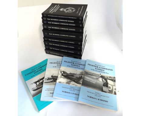 NORMAN L R FRANKS: ROYAL AIR FORCE FIGHTER COMMAND LOSSES OF THE SECOND WORLD WAR, 2000 2nd impress, 1998 1st edn, 2000 1st e