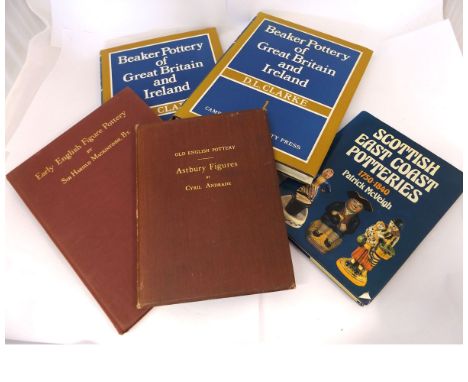 PATRICK MCVEIGH: SCOTTISH EAST COAST POTTERIES 1750-1840, 1979, orig cl gt, d/w + CYRIL ANDRADE: OLD ENGLISH POTTERY ASTBURY 