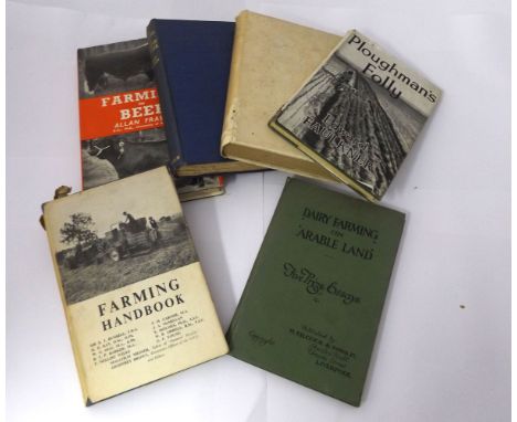 JAMES WILSON: THE BREEDING AND FEEDING OF FARM STOCK, 1921, 1st edn, orig blind stpd cl gt + SIR E J RUSSELL: FARMING HANDBOO