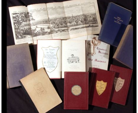 Nine circa mid-20th Century manuscript vols compiled by and relating to a Bill Adams of Manchester and his memories of stage,