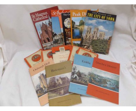 One box: good quantity circa mid-20th Century Ordnance Survey and other folding maps, topography and tourist attraction bookl
