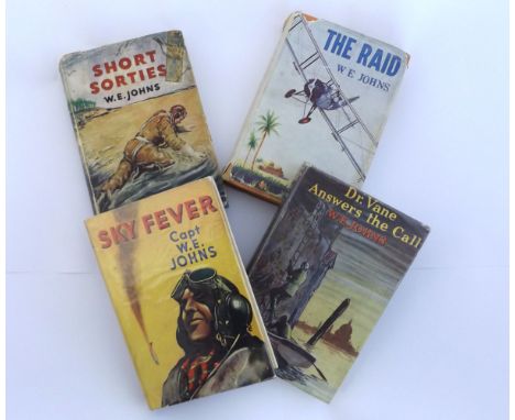 W E JOHNS, 4 ttls: THE RAID, L, John Hamilton [1935], 30pp advts at end, orig orange cl, d/w; DOCTOR VANE ANSWERS THE CALL, L