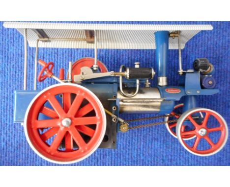 Wilesco steam traction engine.