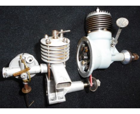 Model aircraft diesel engine. 5cc single stroke engine. Possibly Russian. Another unknown single stroke engine. Not known if 
