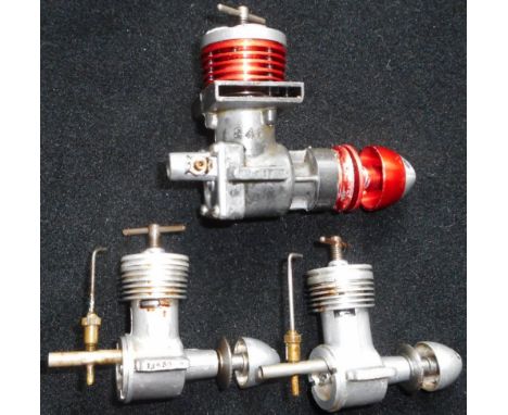 Model aircraft diesel engine. E.D. Racer 2.46cc Mk. II single stroke engine. E.D. Bee 1cc Mk. I single stroke engine. 1952-55
