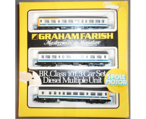 Graham Farish. B.R. Class 101, 3 car diesel set. Boxed.  